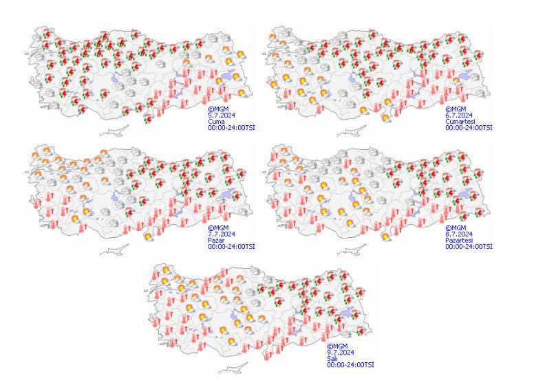 Gök gürültülü sağanak geliyor! Meteoroloji il il sıraladı. Bu saatlere dikkat - Resim: 13